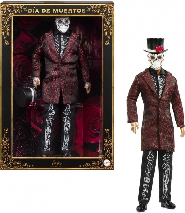 <img src='https://webimage.pl/pics/904/3/d0194735343904.jpg' style='height:440px' /> Barbie Ken Dia De Muertos Lalka kolekcjonerska