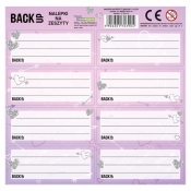 Nalepki na zeszyty BackUp 7 A32 (25szt) DERFORM
