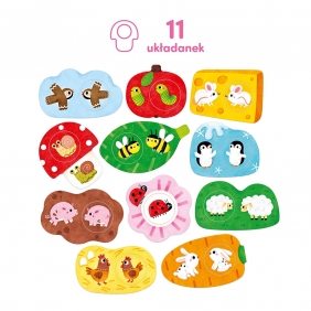 Czuczu, Puzzle z dziurką - Przyjaciele 12m+