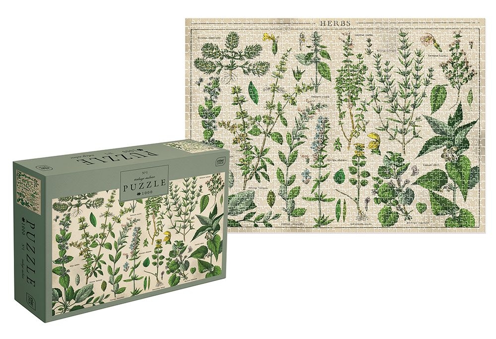 Puzzle 1000: Vintage Nature 1 - Herbs
