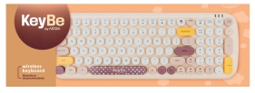 Klawiatura bezprzewodowa Keybe - Candy Coffee
