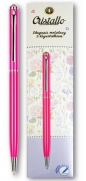 Długopis 0,7mm Cristallo Swarovski różowy