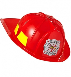 Kask strażacki czerwony