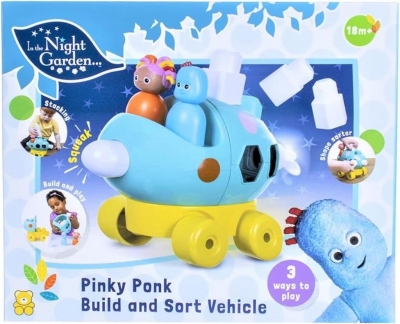 Dobranocy Ogród pojazd sorter Pinky Ponk