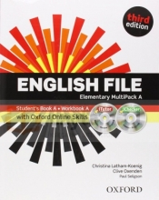 English File 3Ed Elementary Multipack A with iTutor and iChecker with Online Skills - Christina Latham-Koenig, Clive Oxenden, Seligson Paul, Christina Latham-Koenig