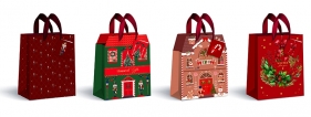 Torebka prezentowa duża 190g 33x46x13cm - Christmas, 1 szt.