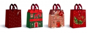 Torebka prezentowa duża 190g 33x46x13cm - Christmas, 1 szt.