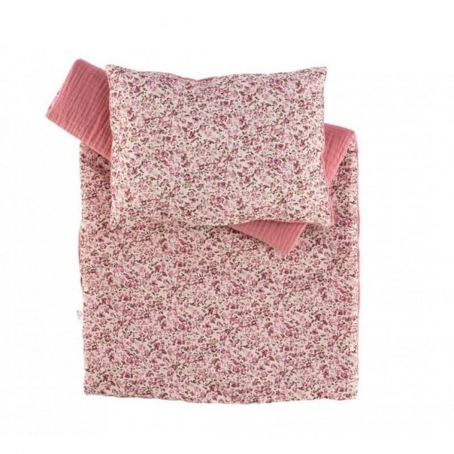 <img src='https://webimage.pl/pics/904/8/d8435384428904.jpg' style='height:440px' /> Pościel Martina do łóżeczka dla laki róż