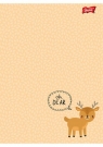 Paczka Zeszyt A5 16k 3-inia dwukolorowa woodland animals pakiet 15 sztuk