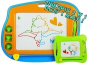 Znikopis 2 w 1 mała + duża tablica 4 kolory