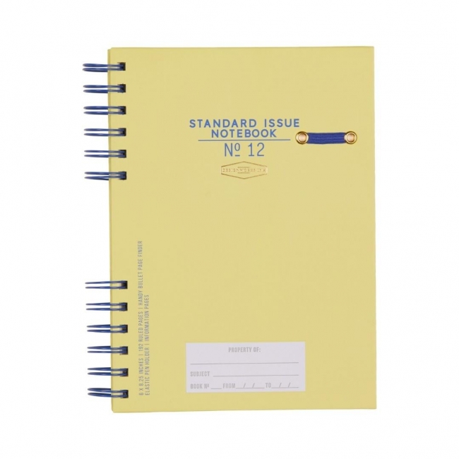 Notatnik Standard Issue No.12 Cobalt + Citron