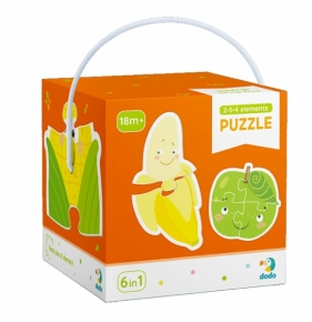 Puzzle 2-3-4: Owoce i warzywa (DOP300155)