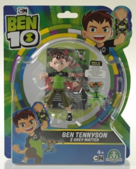 Ben 10: Figurka podstawowa 13 cm seria 7 - Ben 10 + Szara Materia (BEN39610)