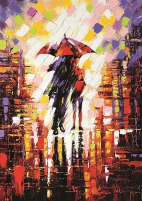 Artpuzzle, Puzzle 500: Zakochani pod parasolem