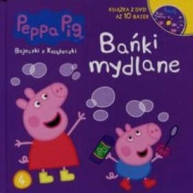 Świnka Peppa Bajeczki z książeczki 4 Bańki mydlane + DVD