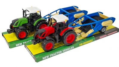 Traktor z maszyną