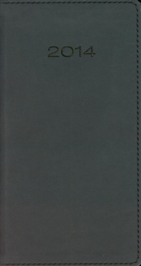 Kalendarz 2014 A6 11T Granatowy kieszonkowy - <br />