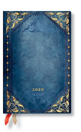 Kalendarz 2020 książkowy Mini Horizontal Peacock Punk 12m
