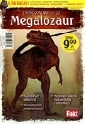 Megalozaur. Dinozaury cz.22. Książka + figurka - Opracowanie zbiorowe