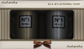 Komplet kubków N"1 MĄŻ, N"1 ŻONA