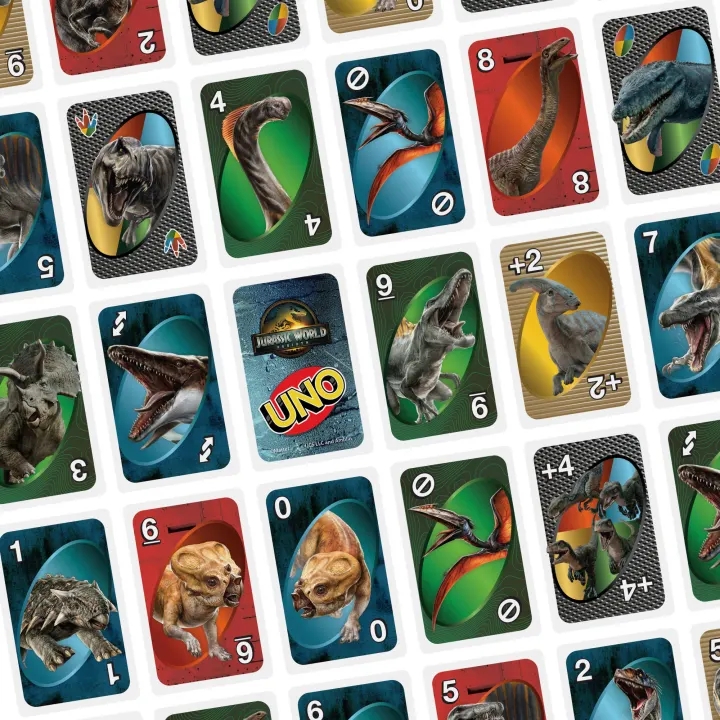 Karty Uno - Jurassic World: Odrodzenie