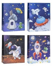 Torebka dziecięce Pop-Up 3D 31x42x12cm mix ROZETTE