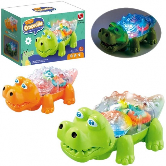 <img src='https://webimage.pl/pics/905/8/d5901353688905.jpg' style='height:440px' /> Krokodyl z napędem, dźwiękiem i światłem