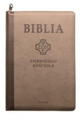 Biblia pierwszego Kościoła z paginatorami, zamykana na suwak