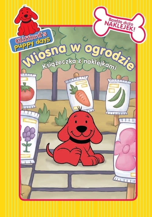 Clifford puppy days Wiosna w ogrodzie