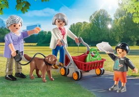Playmobil - Dziadkowie z wnuczkiem (70990)