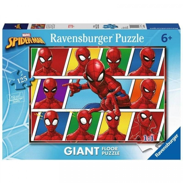 Puzzle 125 elementów Gigant Spiderman (09790)