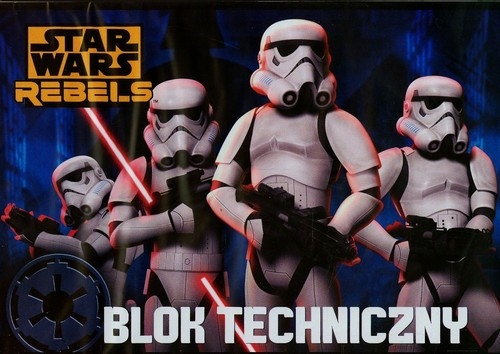Blok techniczny A4 Star Wars Rebel 10 kartek