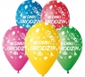 Balon foliowy Godan Premium hel w dniu urodzin (PG02)