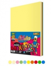Papier ksero A4 160g 10 kolorów 100 arkuszy