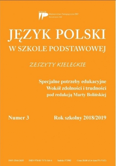 Język polski w szkole podstawowej nr 3 2018/2019 praca zbiorowa