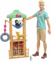 Barbie: Lalka Ken - weterynarz dzikich zwierząt (GJM32/GJM33)