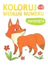 Koloruj według numeru Zwierzęta