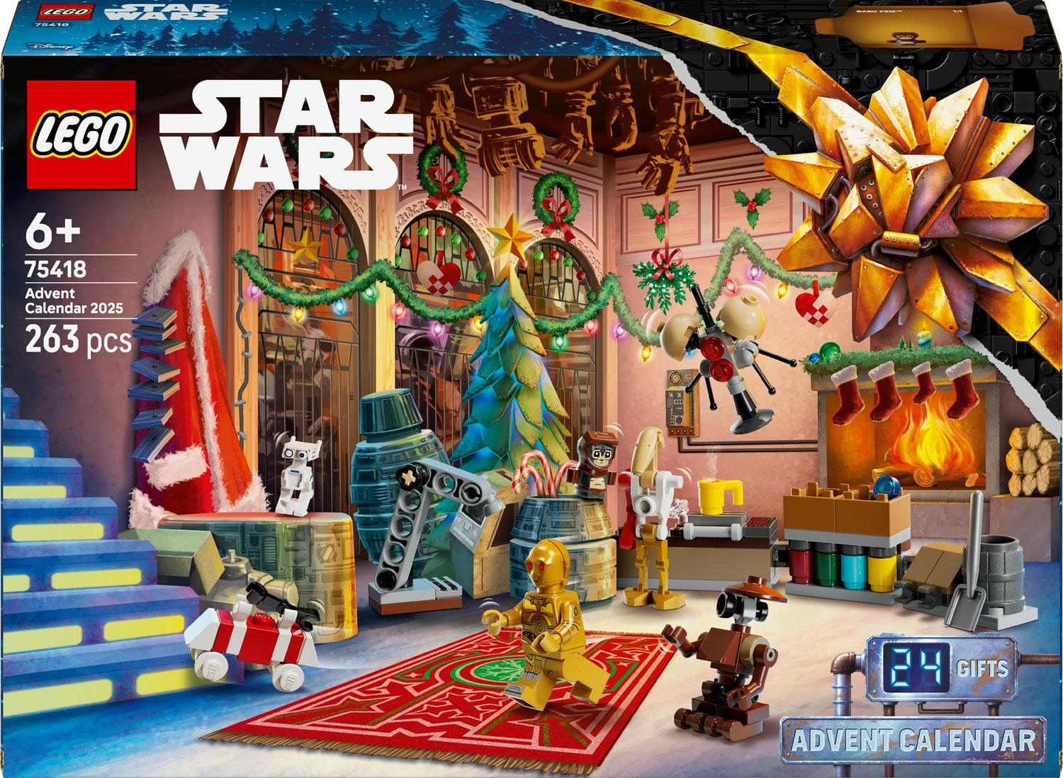 <img src='https://webimage.pl/pics/906/6/d57020178169061.jpg' style='height:440px' /> LEGO Star Wars, Kalendarz adwentowy na 2025 rok (75418)