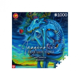 Imagination Puzzle: Kamil Jakóbczak Biały Wilk (1000 elementów)