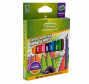 Kredki trójkątne mini Jumbo, 10 kolorów
