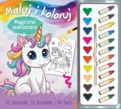 Maluj i koloruj. Magiczne jednorożce - Izabella Sieńko-Holewa