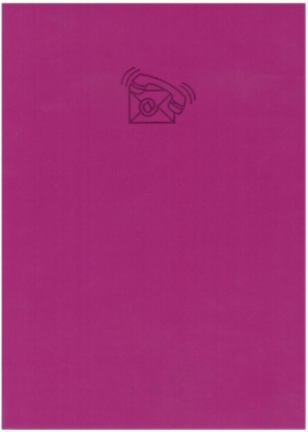 Skorowidz książkowy (SK1) różowy UNIQUE TELEGRAPH