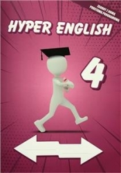 HYPER ENGLISH klasa 4 - ćwiczenie edukacyjne z naklejkami Zeszyt idealny do zdalnego nauczania - Praca zbiorowa