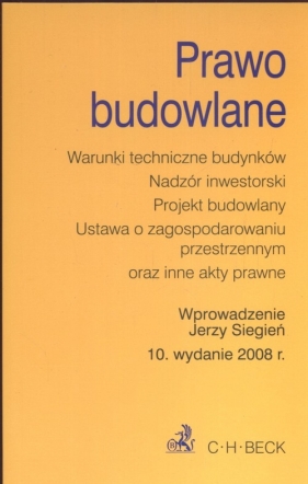 Prawo budowlane - Siegień Jerzy