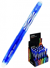 Długopis wymazywalny Corretto GR-1609, display 24 sztuki - niebieski