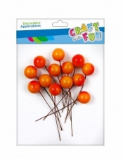 Ozdoba na piku Euro-Trade owoc 1,5 cm / 12 szt. (463964)