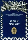 40 pułk piechoty Zarys historii wojennej pułków polskich w kampanii Wojciechowski Jerzy S.