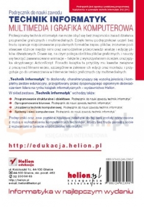 Technik informatyk Multimedia i grafika komputerowa Podręcznik do nauki zawodu - Rudny Tomasz