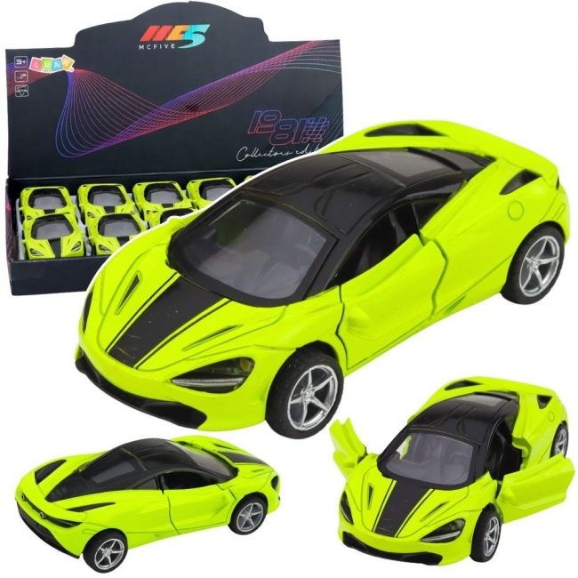 Samochód sportowy światło dźwięk zielony 1:32