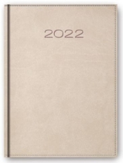 Kalendarz 2022 Dzienny A5 Vivella Beżowy 21D-19